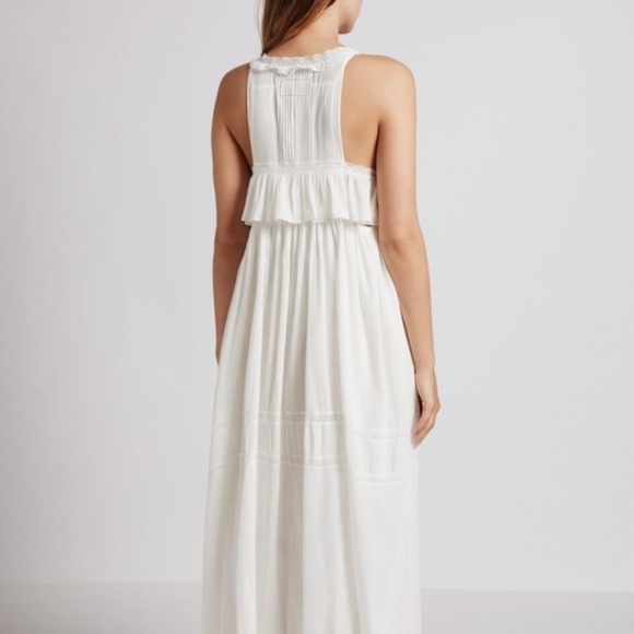 Current Elliot The Lace Maxi Dress in White - Picture 7 of 7